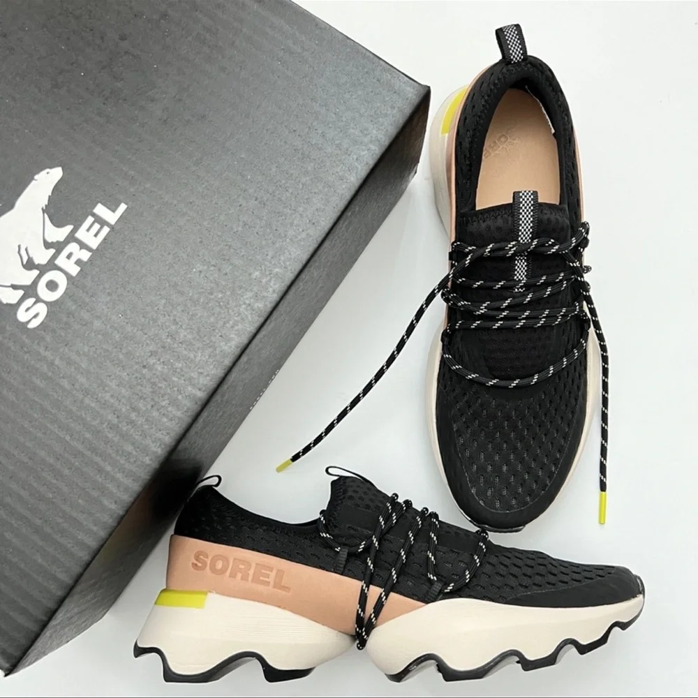 Sorel Kinetic Impact Lace Sneakers Black 9.5